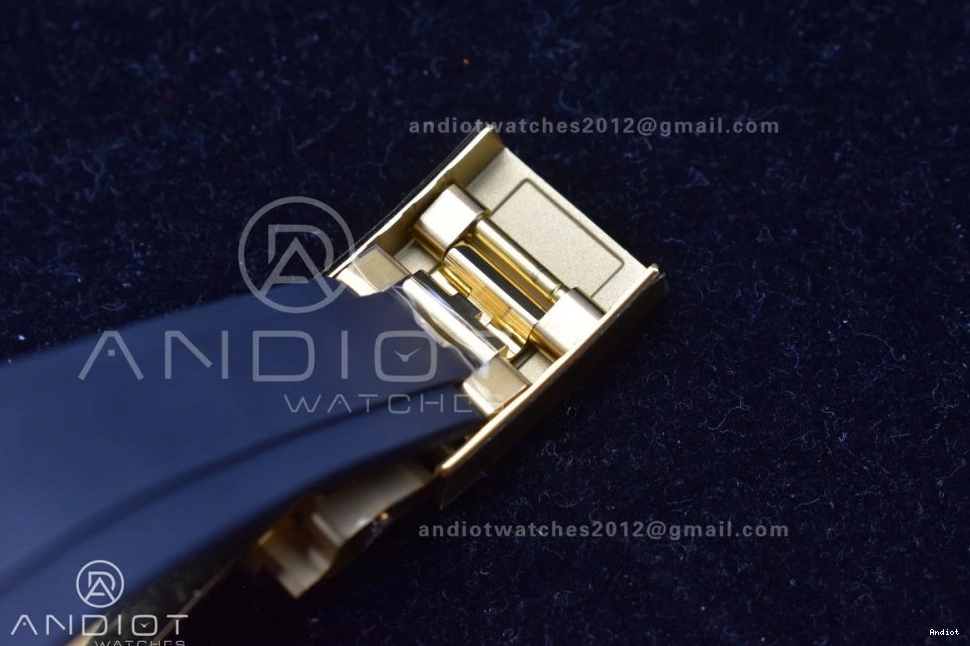 1:1 Daytona Rubber Strap BTF Oysterflex SA4130 on Best Edition Dial 116518 Black YG 0112